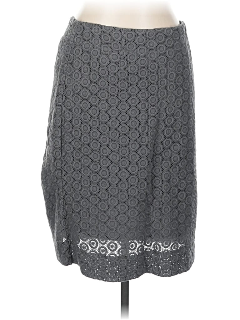 Pre-owned Garnet Hill Casual Skirt In Gray