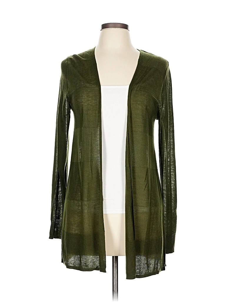 Pre-owned Merona Cardigan Sweater In Green