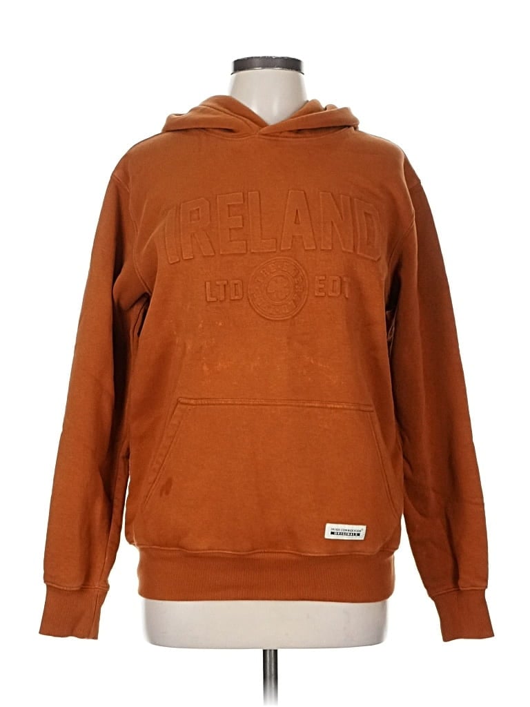 Pre-owned Assorted Brands Pullover Hoodie In Brown