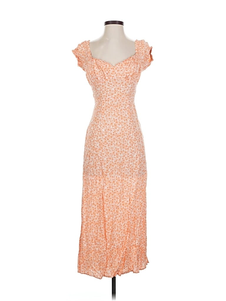 H&M Pre-owned Cocktail Dress In Orange