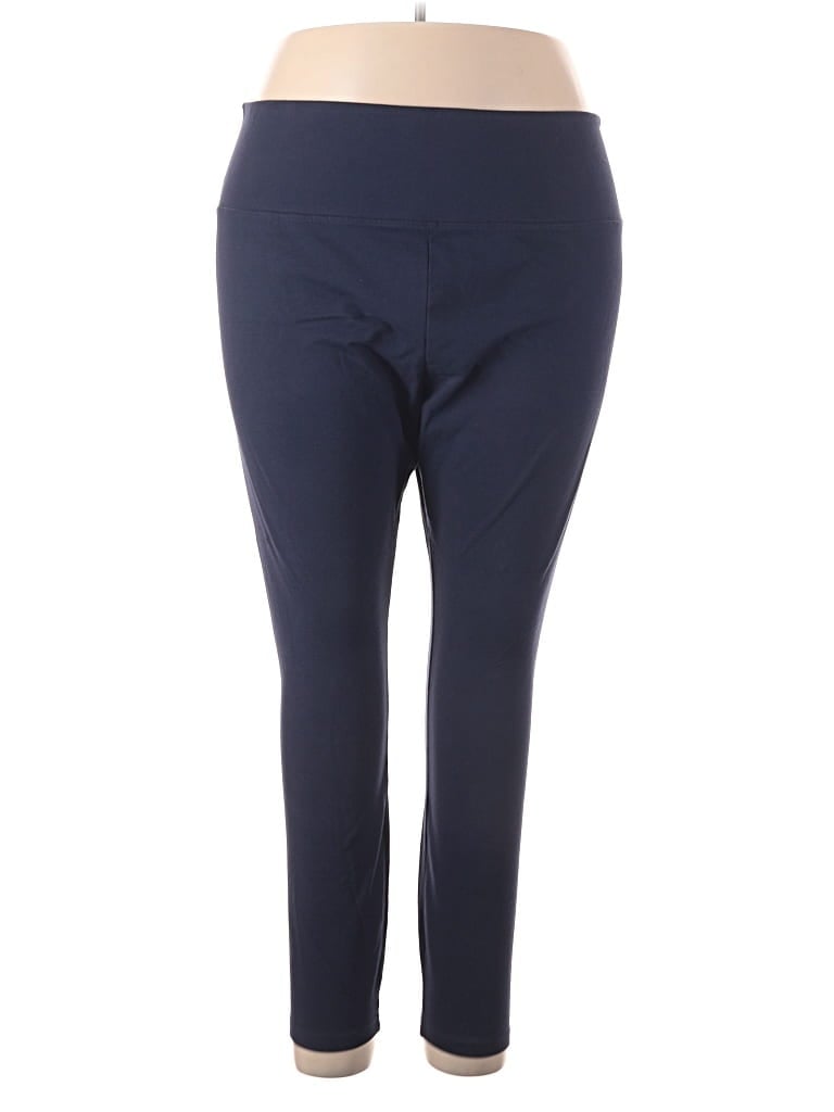 Pre-owned Simply Vera Vera Wang Active Pants In Blue