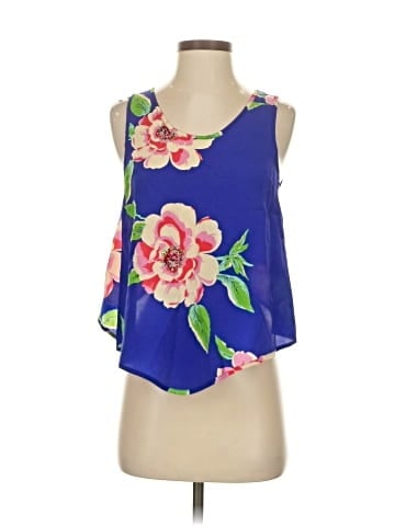 Yumi Kim Sleeveless Silk Top (view 1)