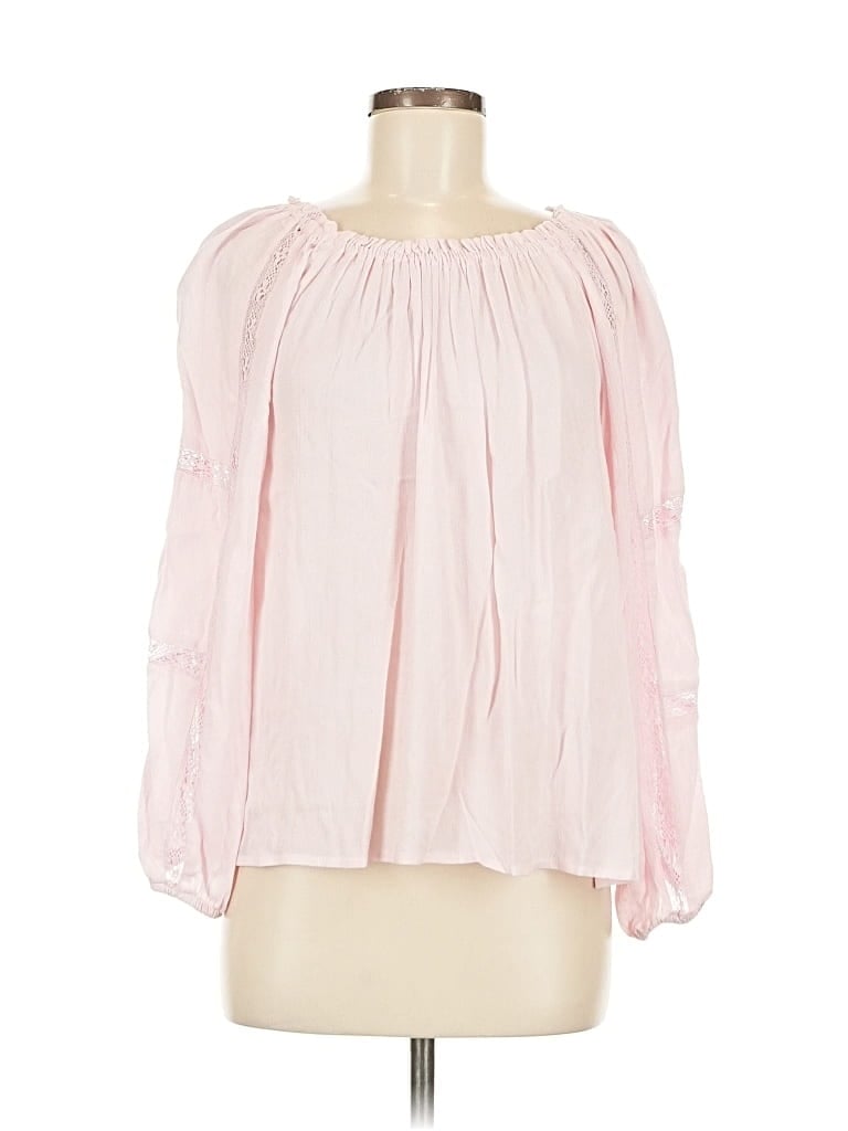 Click to view more detailed imagery on our partner's website Pre-owned Philosophy Republic Clothing 3/4 Sleeve Blouse In Pink