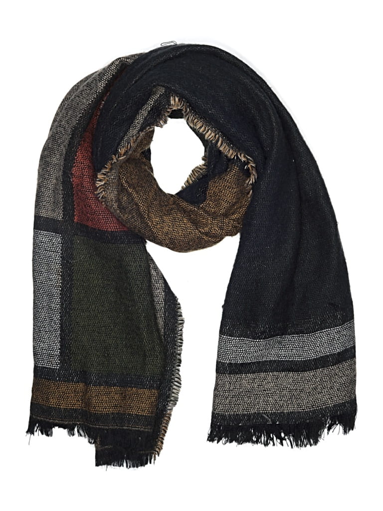 Pre-owned Assorted Brands Scarf In Black