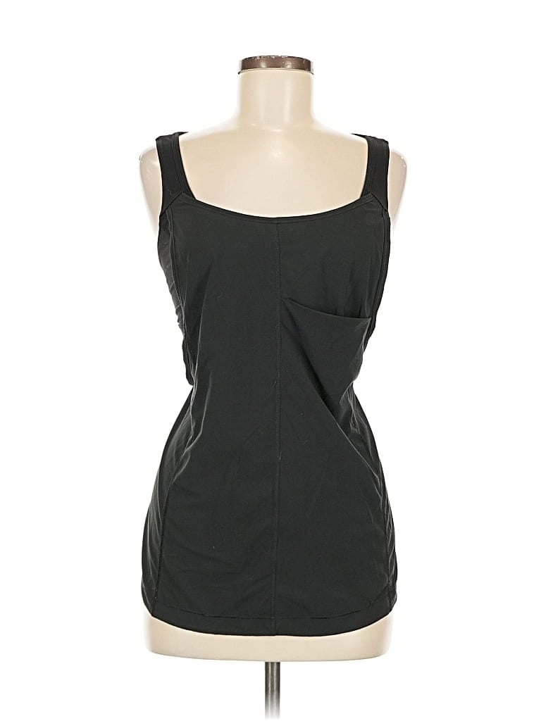 Pre-owned Lululemon Athletica Tank Top Black Strapless Neckline Tops
