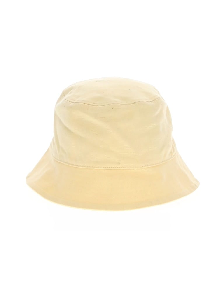 Pre-owned Girlfriend Collective Hat In Yellow