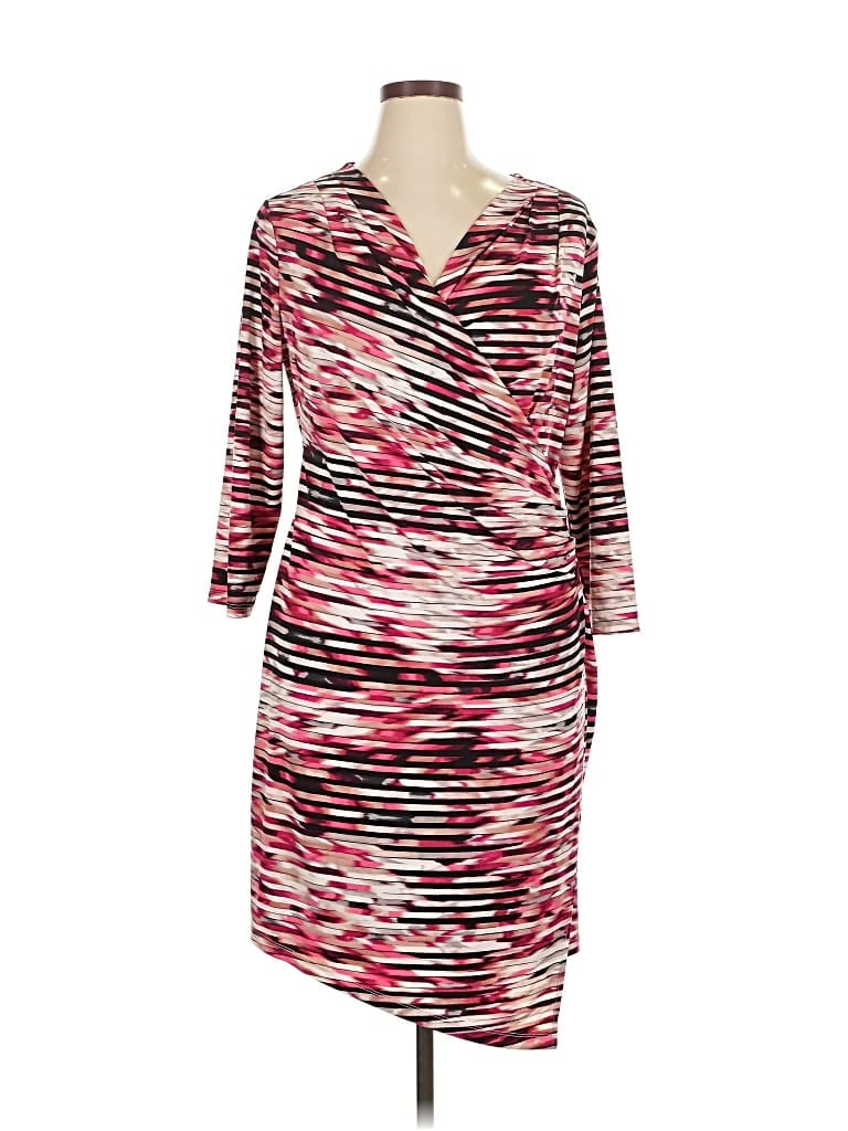 Pre-owned Calvin Klein Cocktail Dress In Pink