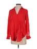 Maeve 100% Rayon Red Long Sleeve Blouse Size XS - photo 1
