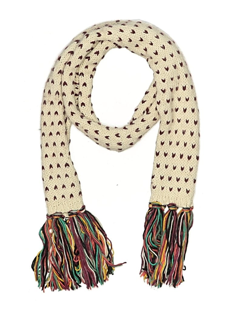 Pre-owned Assorted Brands Scarf In White