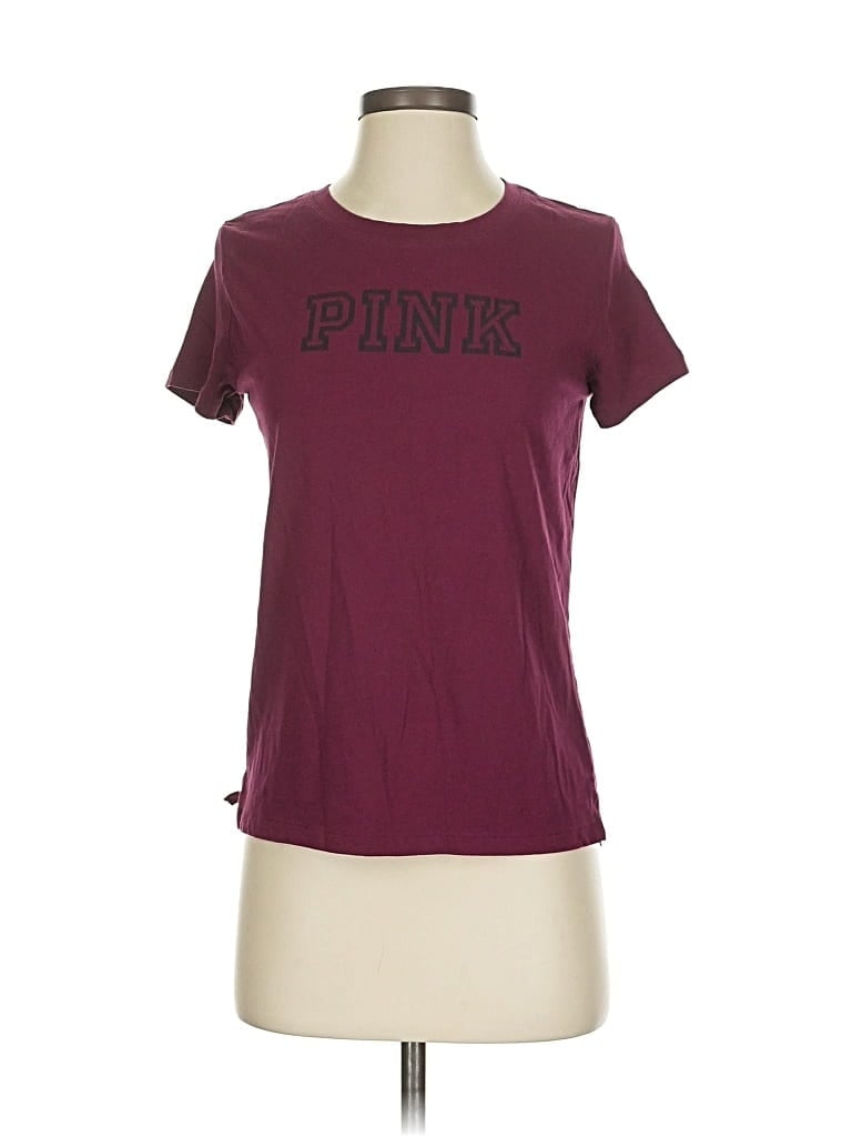 Pre-owned Victoria's Secret Pink Short Sleeve T-shirt In Pink