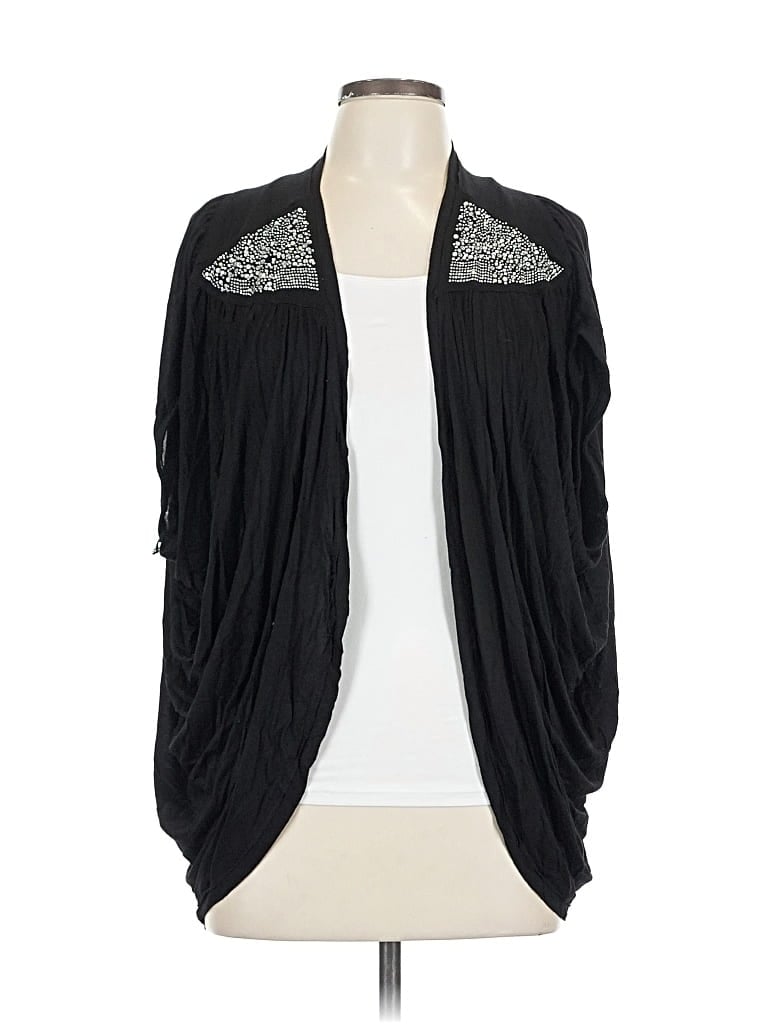 Pre-owned Xxi Cardigan Sweater In Black