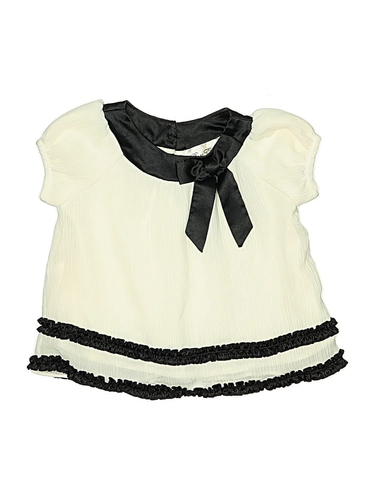 Pre-owned Rare Editions Babies' Sleeveless Blouse In White