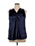 Gilli Blue Sleeveless Blouse Size XL - photo 1