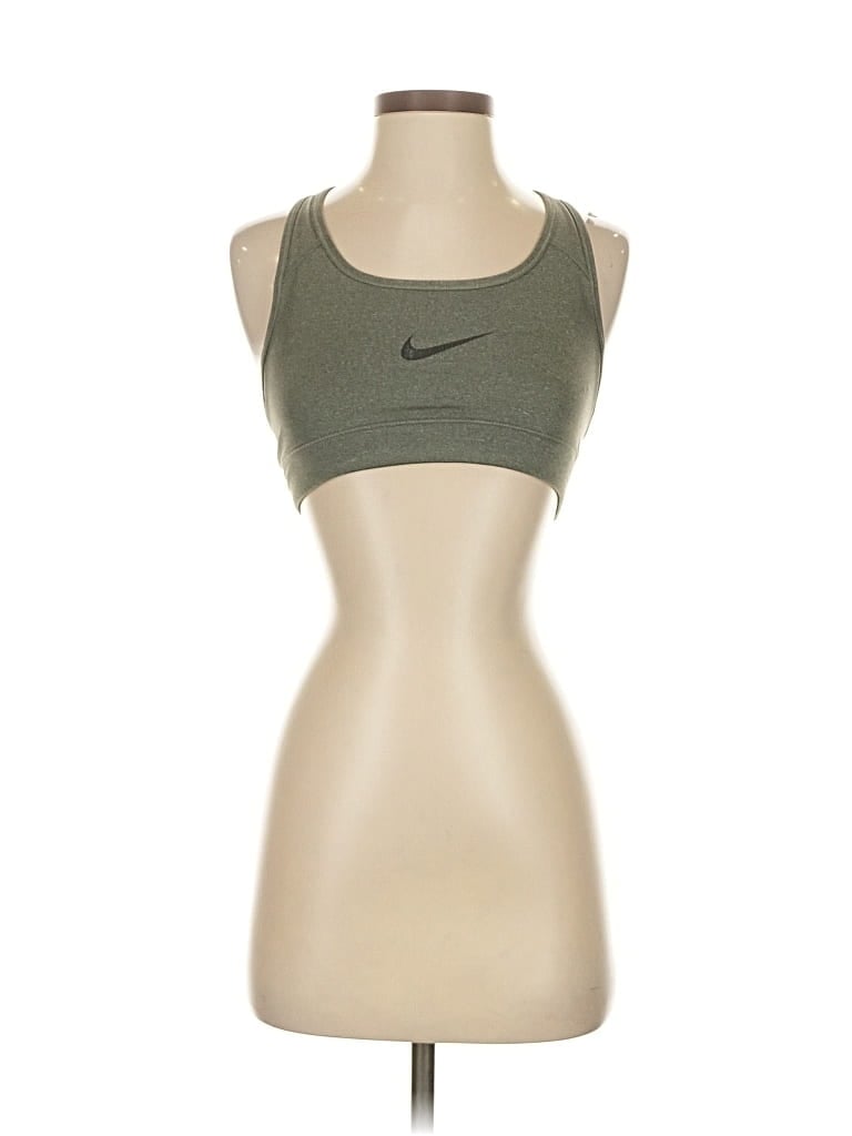 Pre-owned Nike Sports Bra In Green