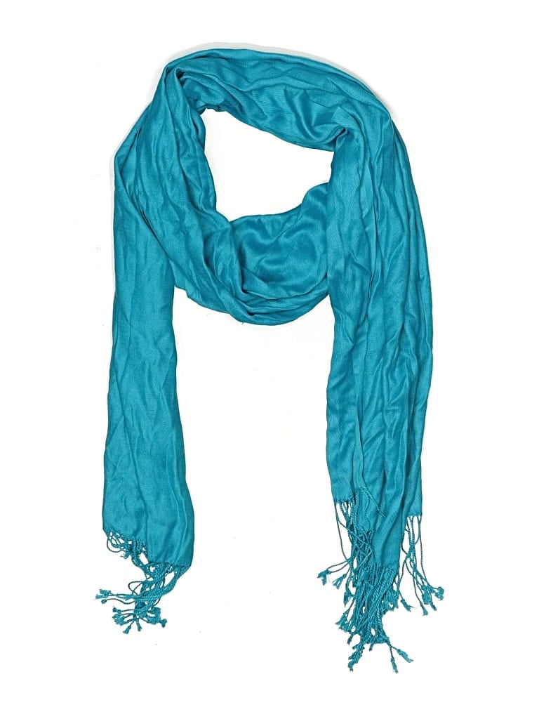 Pre-owned Isa & Stef Scarf In Blue
