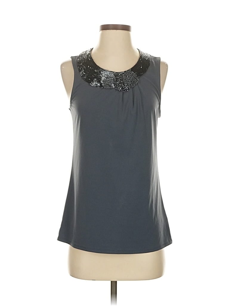 Pre-owned Banana Republic Factory Store Sleeveless Blouse In Gray