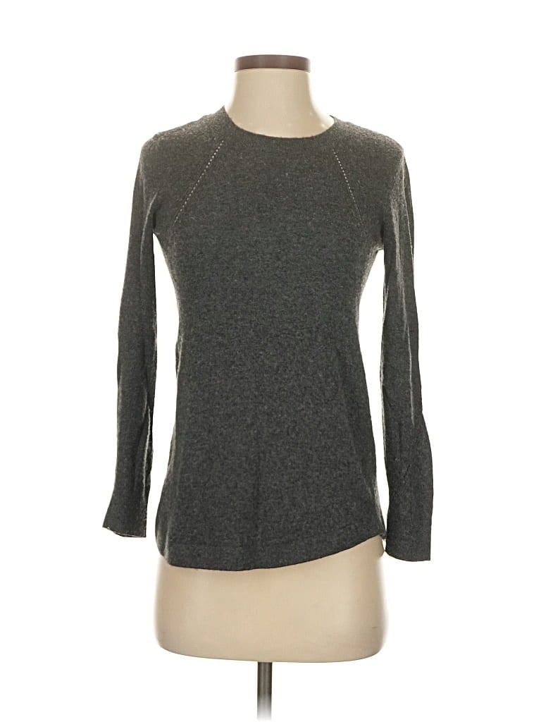 Pre-owned Ann Taylor Loft Pullover Sweater In Gray
