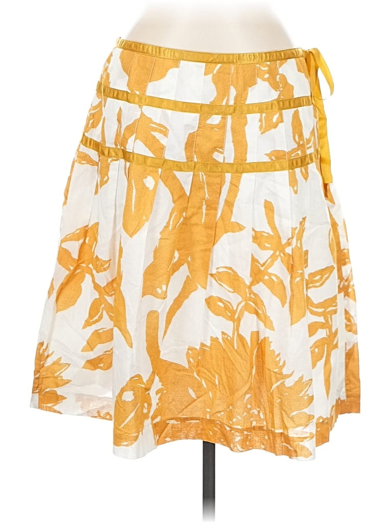 Pre-owned Gap Casual Skirt In Yellow