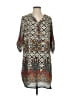 Assorted Brands 100% Polyester Print Gray Casual Dress Size 2 - photo 1