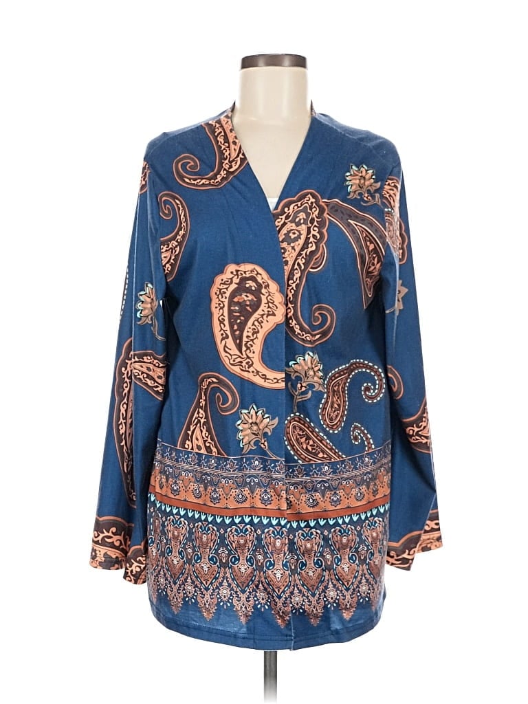 Pre-owned Noracora Kimono In Blue