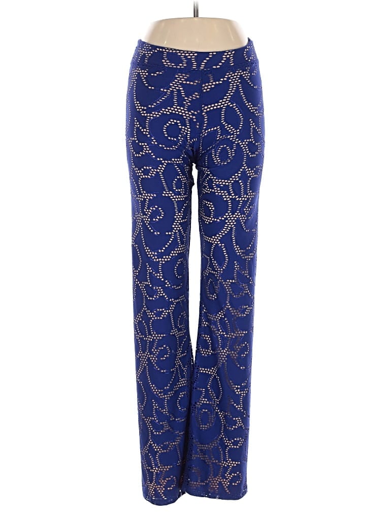 Pre-owned Julian Chang Casual Pants In Blue