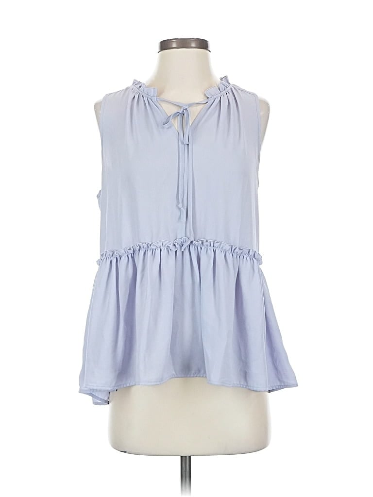 Pre-owned Ann Taylor Loft Outlet Romper In Blue