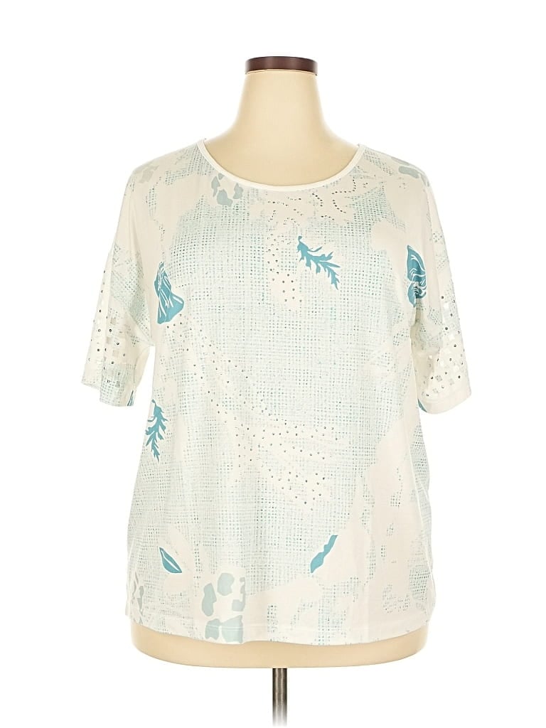 Pre-owned Assorted Brands Short Sleeve T-shirt In Blue