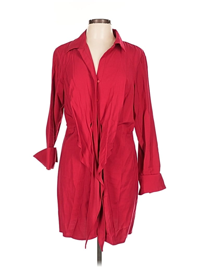Pre-owned Mng Casual Dress In Red