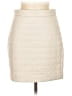 H&M 100% Polyester Ivory Faux Leather Skirt Size 8 - photo 1