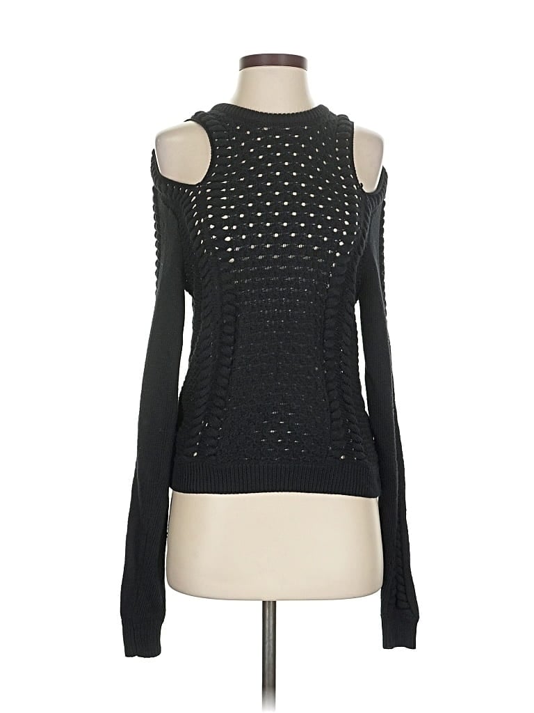 Click to view more detailed imagery on our partner's website Pre-owned Minnie Rose Pullover Sweater In Black