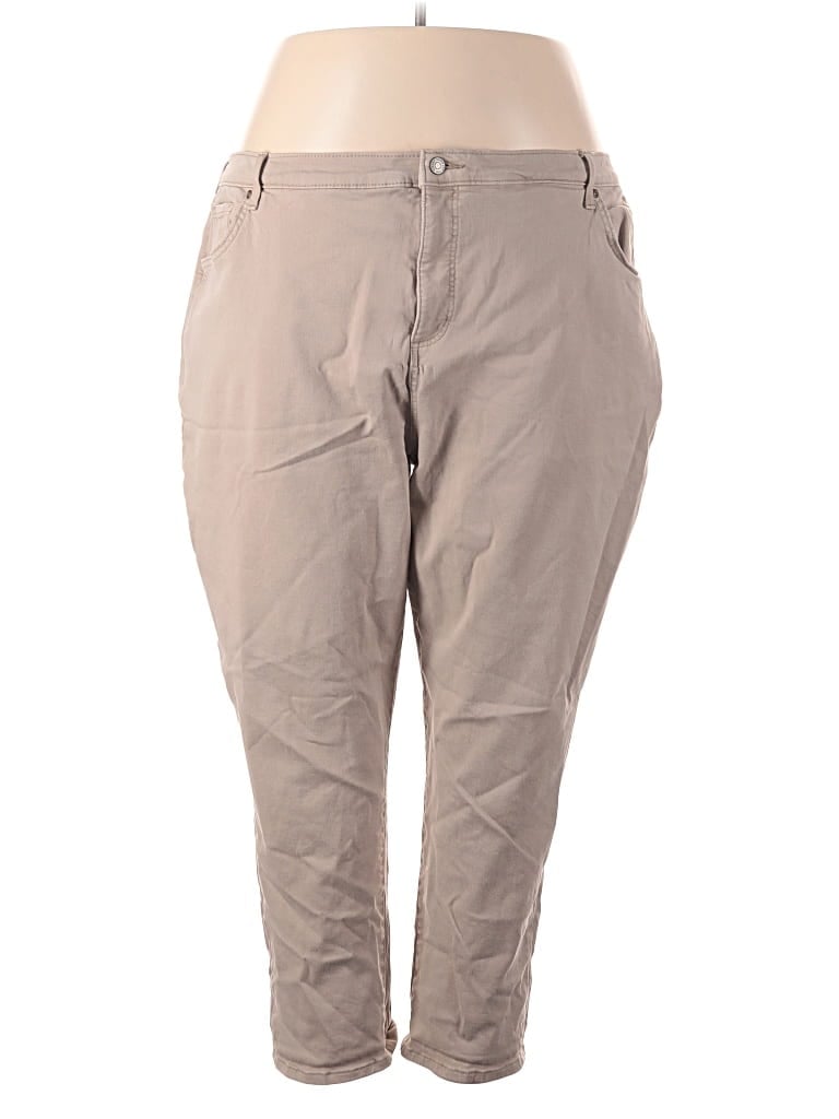 Pre-owned Sonoma Goods For Life Jeggings In Brown