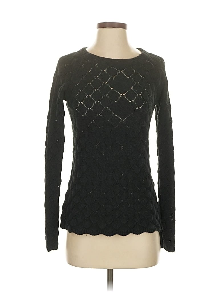 Pre-owned Alfred Sung Pullover Sweater In Black