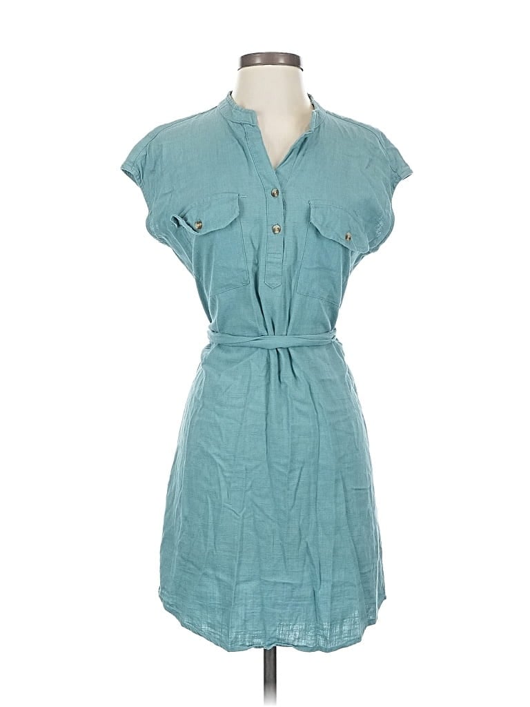 Pre-owned Thread & Supply Casual Dress In Blue