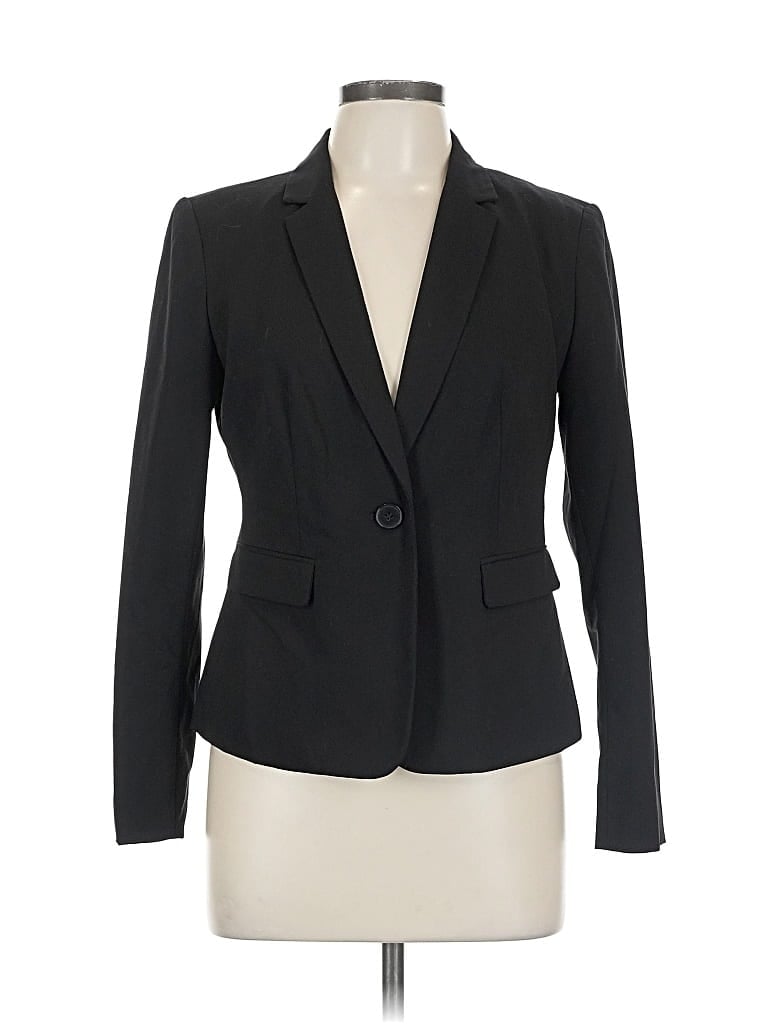 Pre-owned Liz Claiborne Career Blazer Jacket In Black