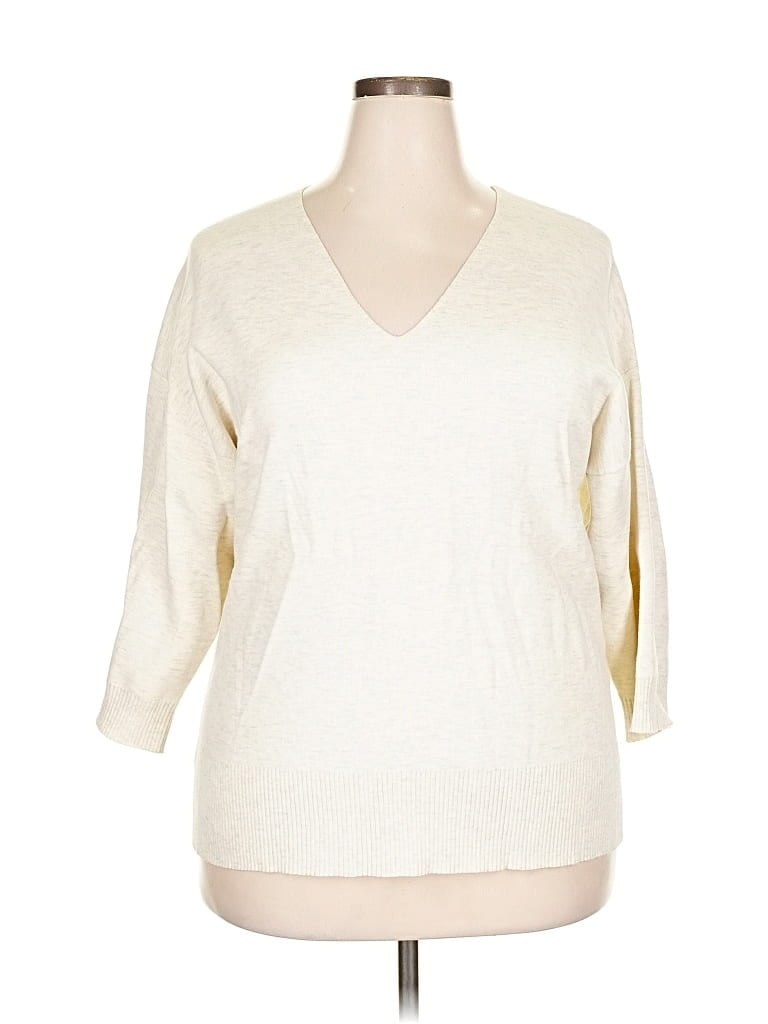 Pre-owned Wilfred Free Pullover Sweater In White