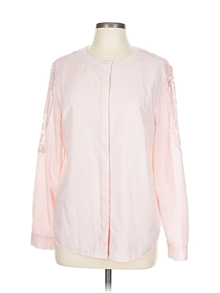 Click to view more detailed imagery on our partner's website Pre-owned Talbots Long Sleeve Blouse In Pink