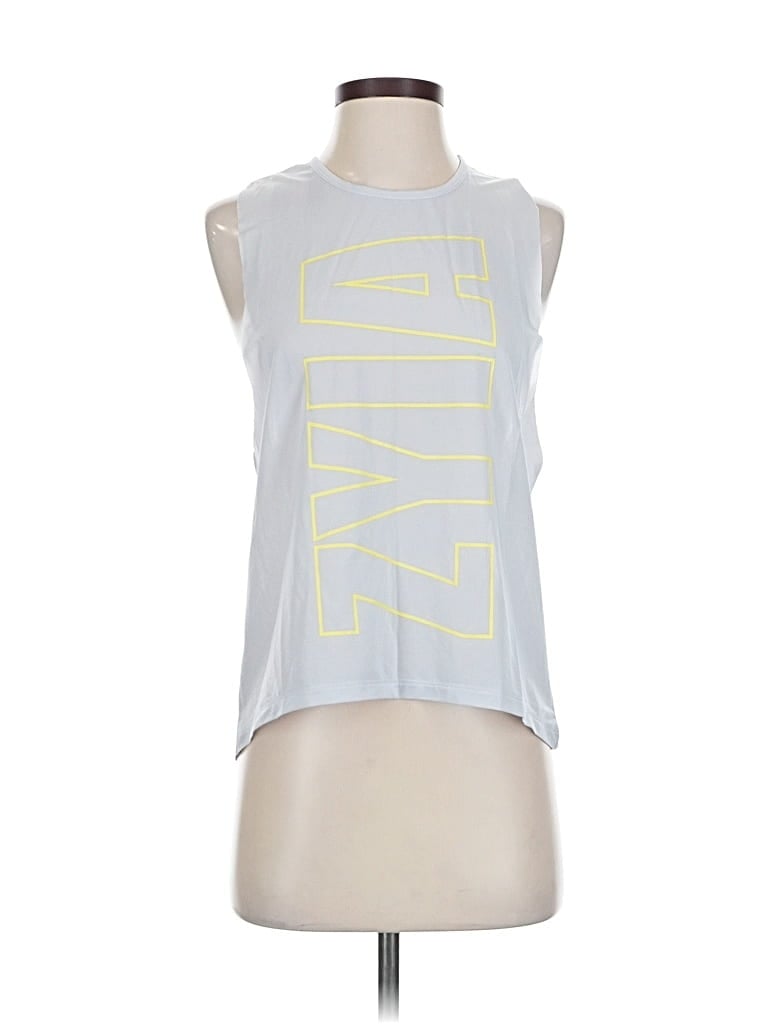 Pre-owned Zyia Active Sleeveless T-shirt In Gray
