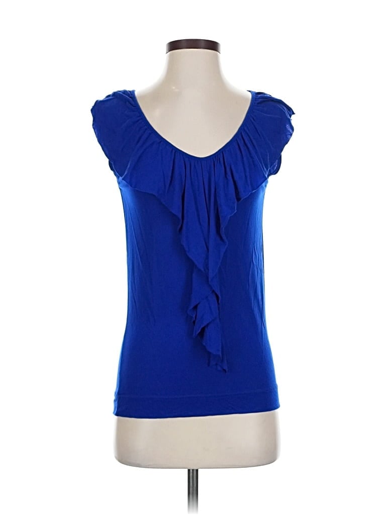 Pre-owned Calvin Klein Sleeveless Blouse In Blue
