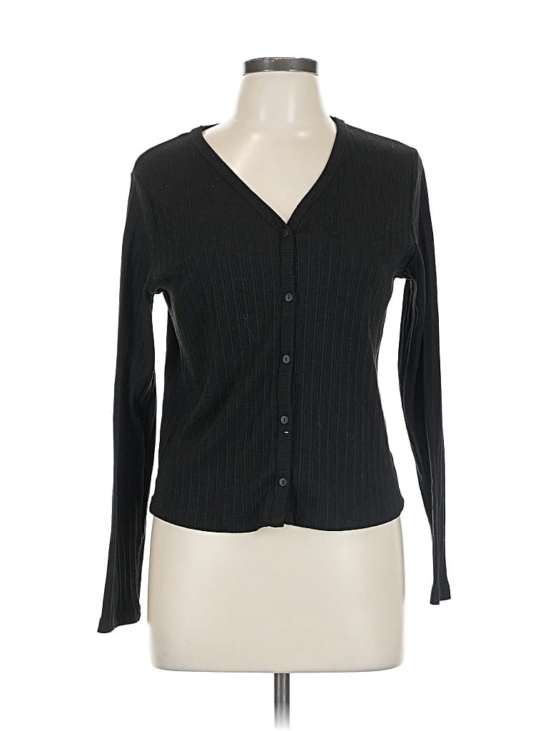 Pre-owned Max Cardigan Sweater In Black