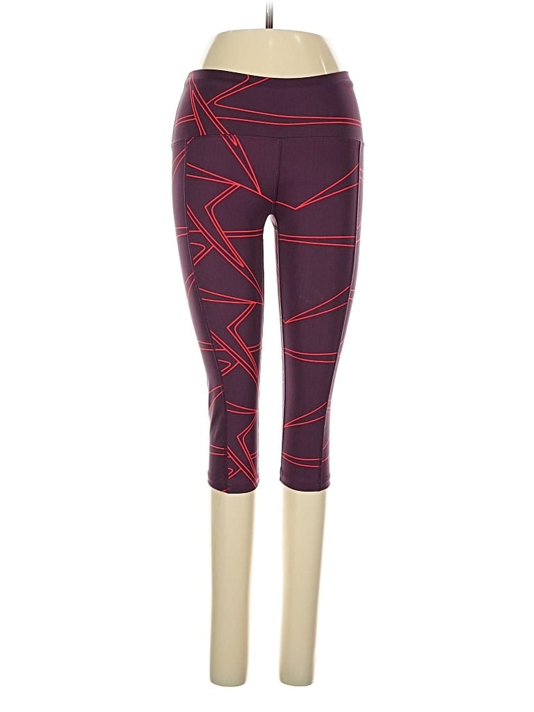 Pre-owned Oiselle Leggings In Red