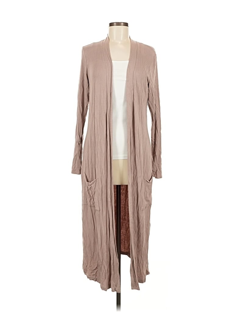 Pre-owned Savvi Cardigan Sweater In Brown