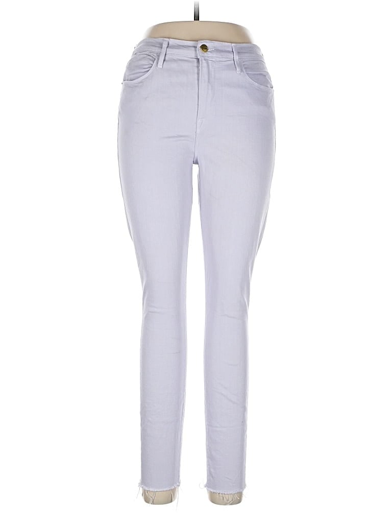 Pre-owned Frame Jeggings In Gray