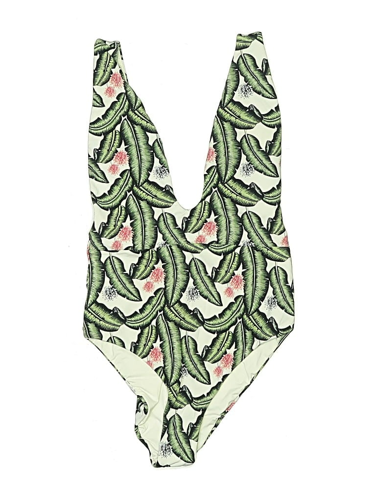Pre-owned Sauipe One Piece Swimsuit In Green