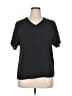 Unbranded 100% Polyester Black Short Sleeve Top Size XL - photo 1