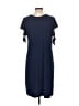 Clara Sun Woo Solid Blue Casual Dress Size L - photo 2