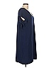 Clara Sun Woo Solid Blue Casual Dress Size L - photo 4