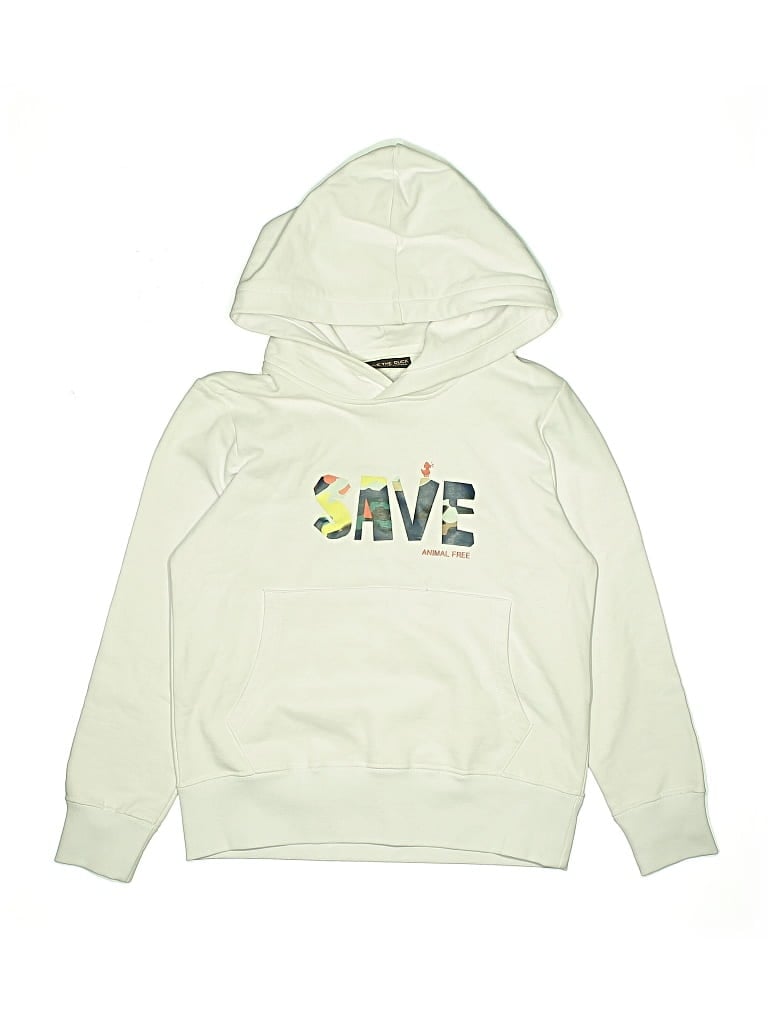 Pre-owned Save The Duck Kids' Pullover Hoodie In Green