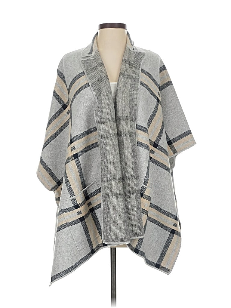 Pre-owned Ann Taylor Loft Kimono In Gray