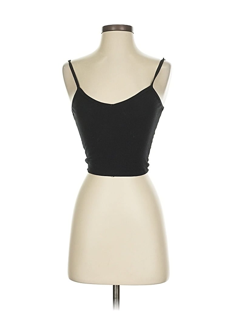 Pre-owned Bozzolo Tank Top Black Strapless Neckline Tops