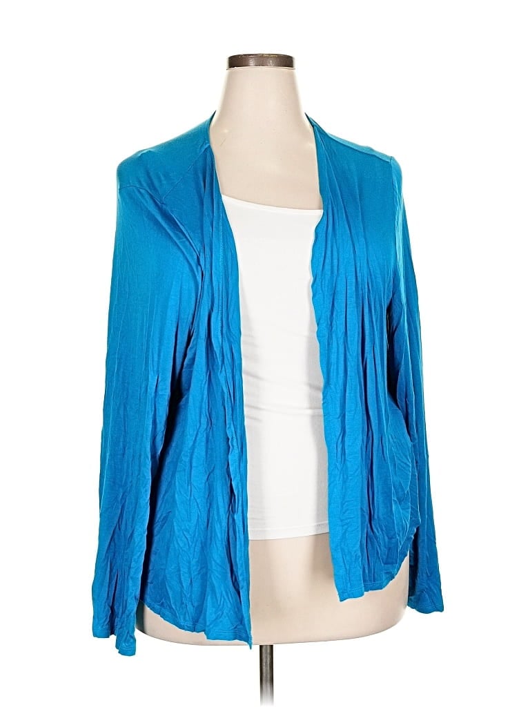 Click to view more detailed imagery on our partner's website Pre-owned Carole Hochman Cardigan Sweater In Blue